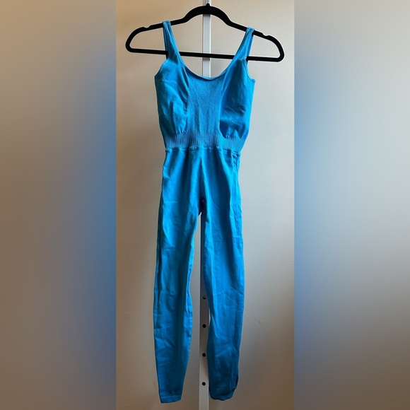 NWOT FP Movement Good Karma Onesie XS/S Blue River Turquoise - Picture 2 of 6